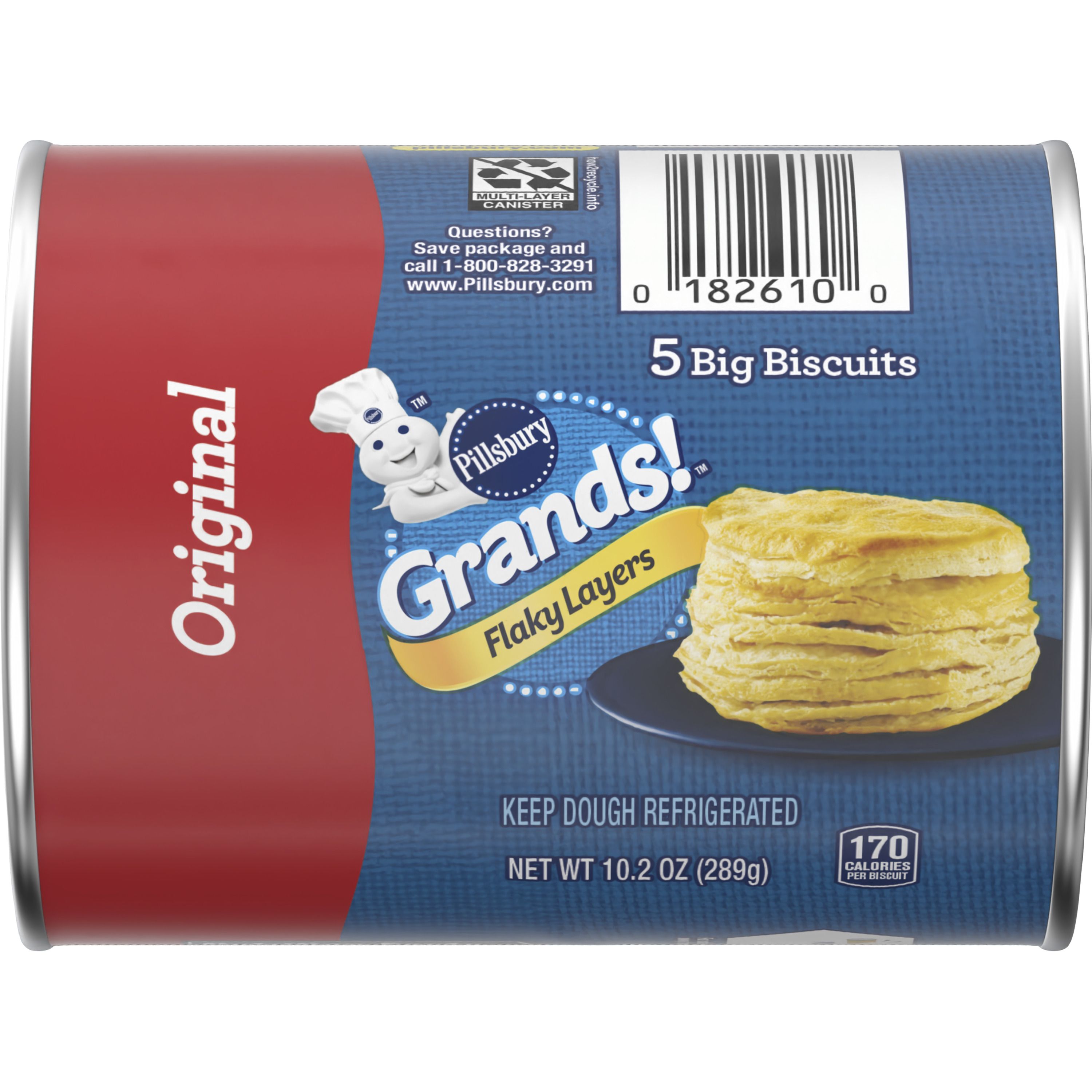 Grands!™ Flaky Layers Original Biscuits 5 ct - Front